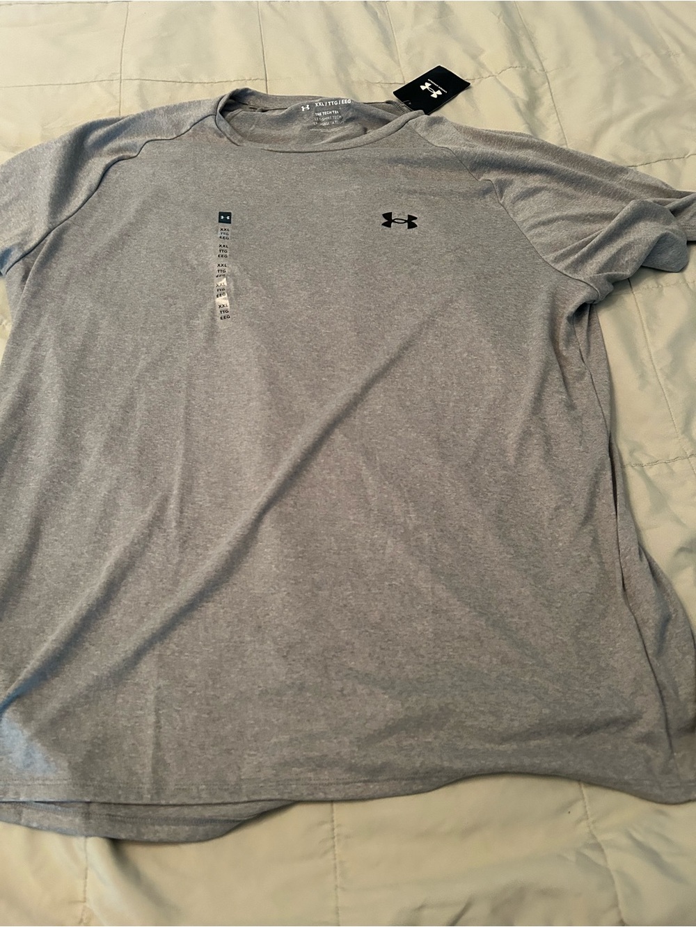 Under Armour Men’s Light Gray Short Sleeve Performance Tee